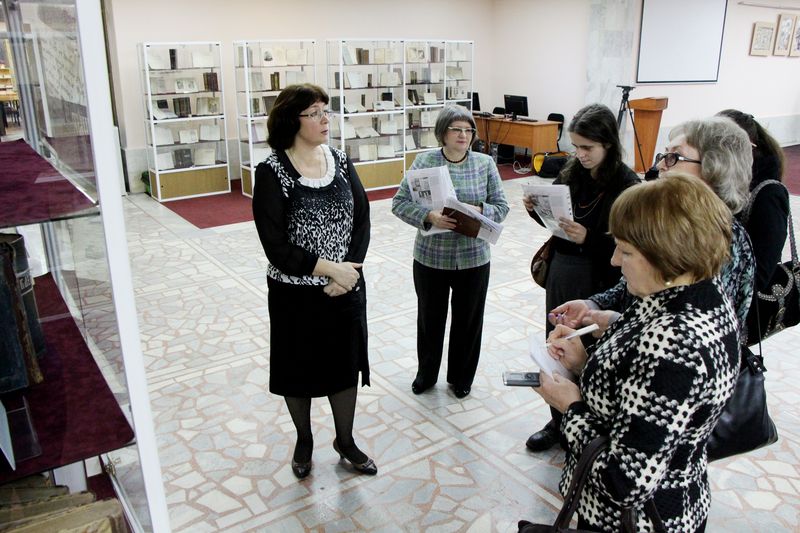 Анонс масштабного выставочного проекта «Библия в исторической памяти человечества» представила заведующая Центром книжных памятников Лариса Пономарёва
