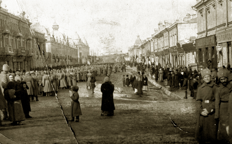 Фото: Омск. Дни февральской революции 1917 г. / Источник: bestlj.ru